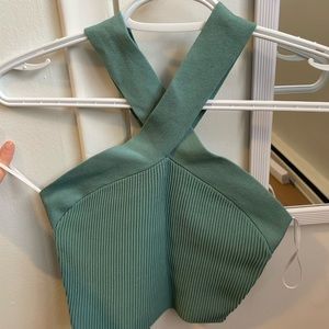 Aritzia/Babaton Sculpt Knit Criss Cross Tank